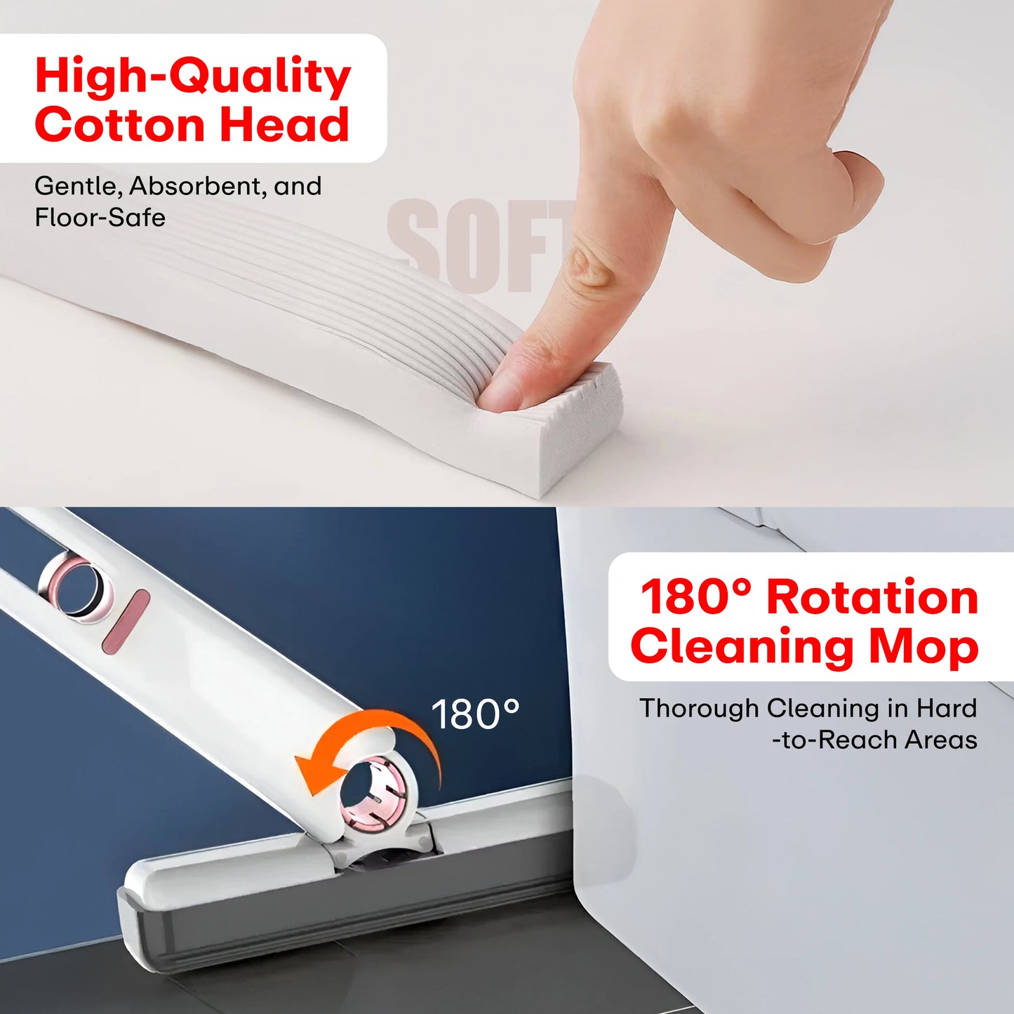 Space-Saving Mini Mop - Home Tribe